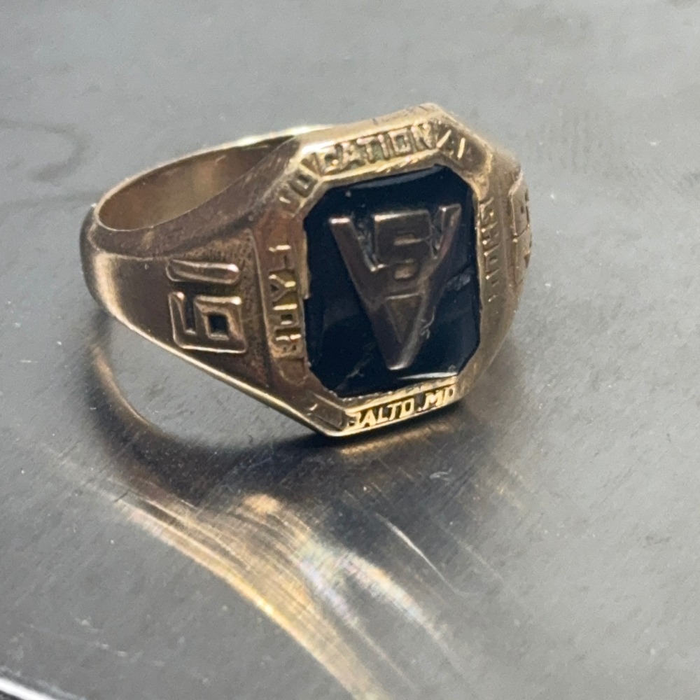 1939 Baltimore Boys Vocational School 10K Gold Ring J.G. Kummell WWII Vet 6.84g
